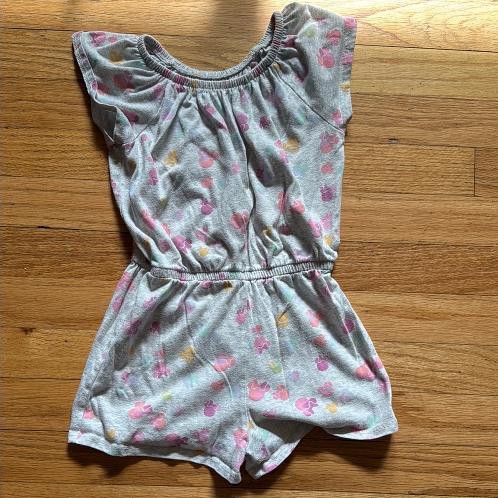 Floral Print Kids Romper